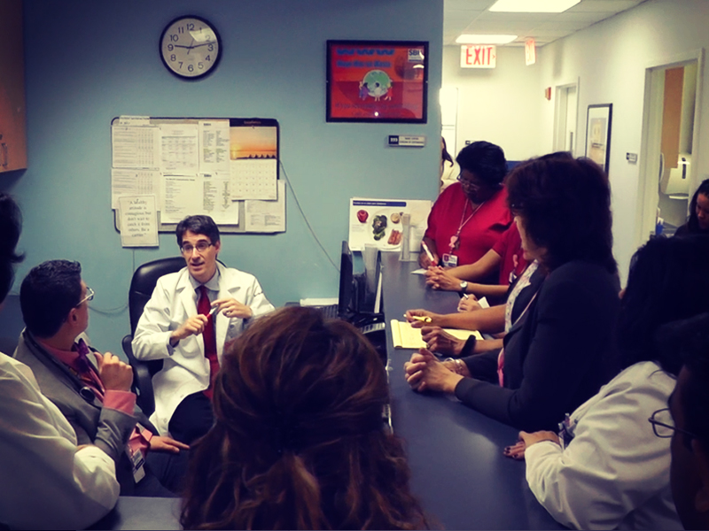 image of health group discussion