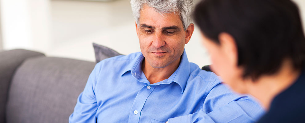 Image of therapist and patient