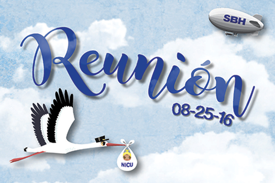 Image of NICU reunion postcard artwork by Michelle O'Gara