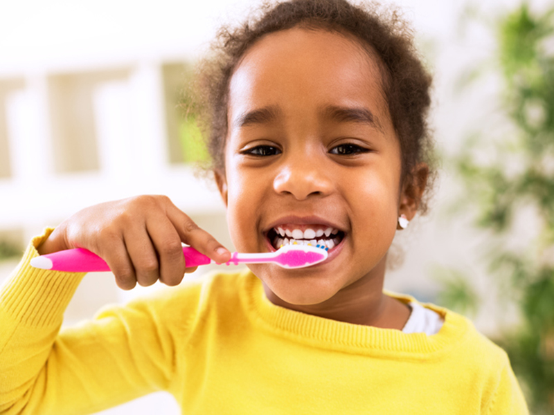 Image of child with a healthy smile