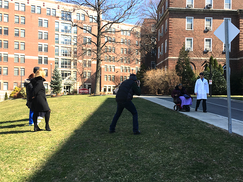 Image of Dr. Appelbaum, MD, at Cover Shoot