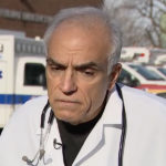 Picture of Ernest Patti, MD, SBH Health System being interviewed